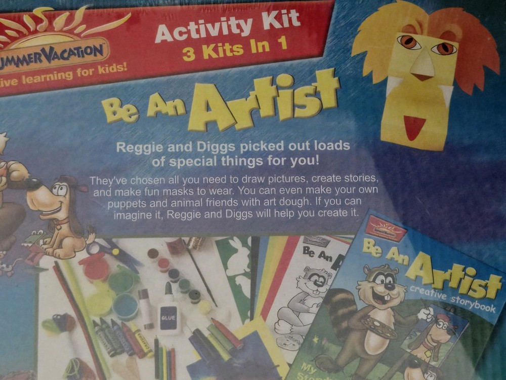 Summer Vacation Activity Kit "Be An Artist"