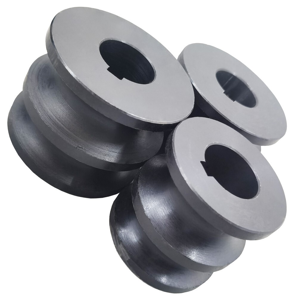 Manual Pipe Tube Bending Machine Ring Roller Bender with Round/Square Dies Set