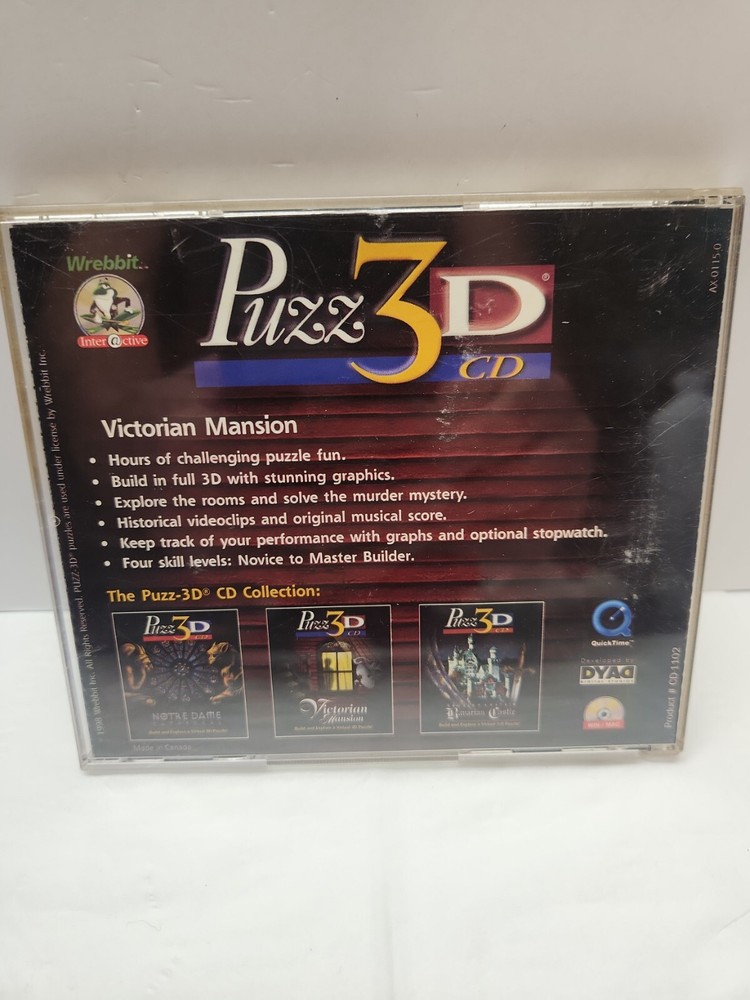 PUZZ 3D - VICTORIAN MANSION (PC CD)