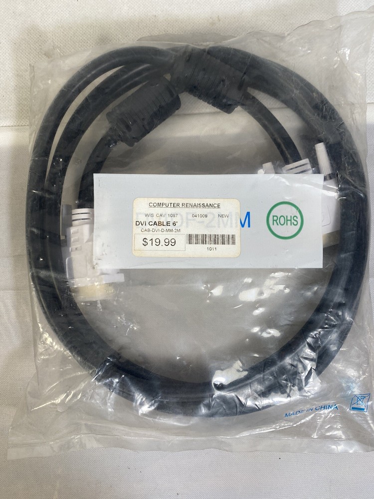 Cables Unlimited NEW DVI Cable 6’ ,and A 6’ DB25 Cable