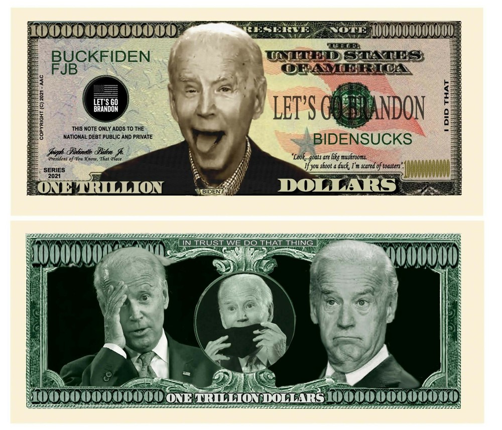 OUR LET'S GO BRADON NOVELTY NOTE (2 EA)
