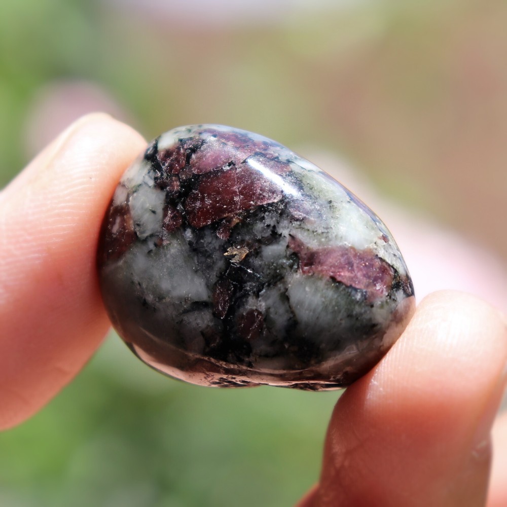 Polished Eudialyte, Fluorescent Mineral (EUD33)