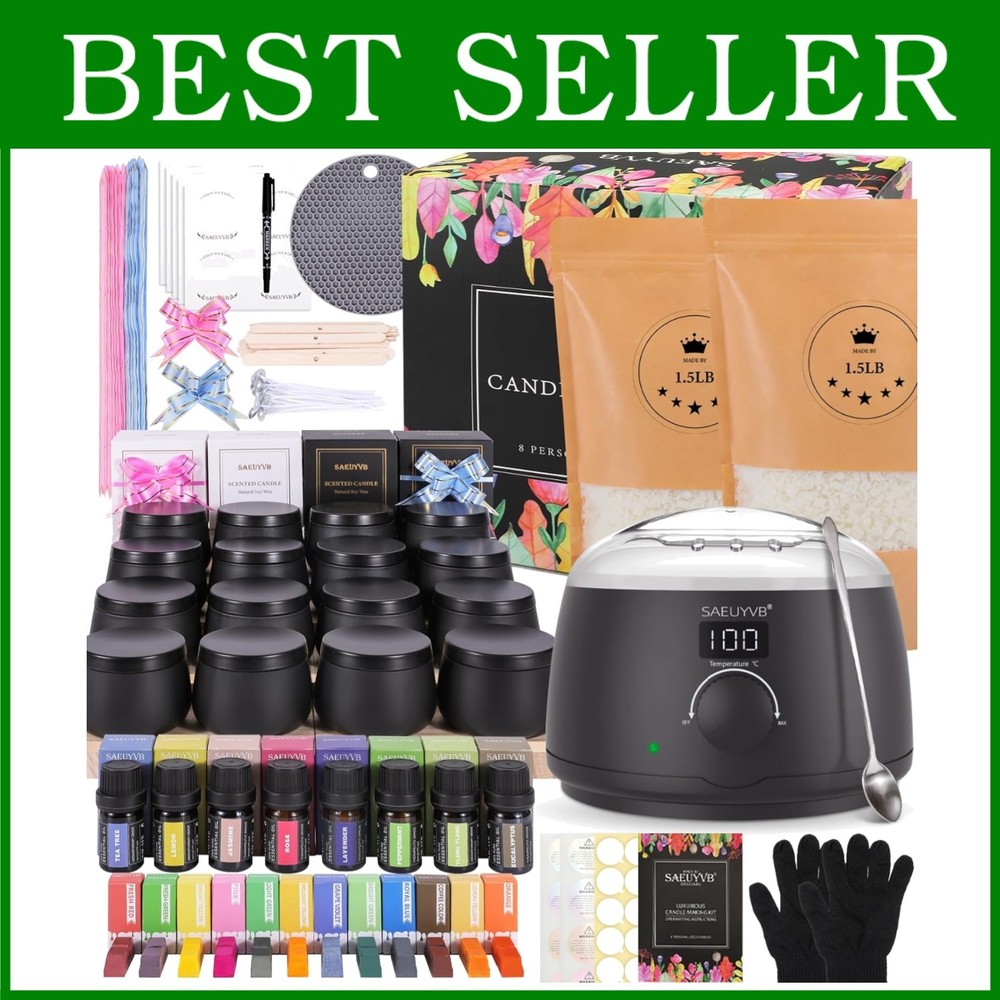 Comprehensive Candle Making Set with Tools and Accessories