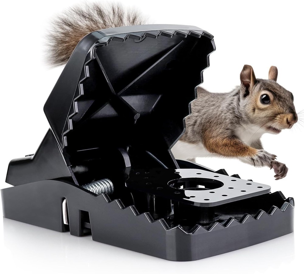 Squirrel Trap 2 Pack - Consistent & Humane Kill Every Time with no Failures -...