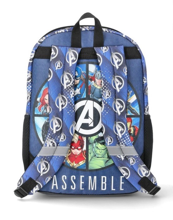 Marvel Avengers Boys 17" Tech Backpack, Hulk Light-Up School Bag With Keychain