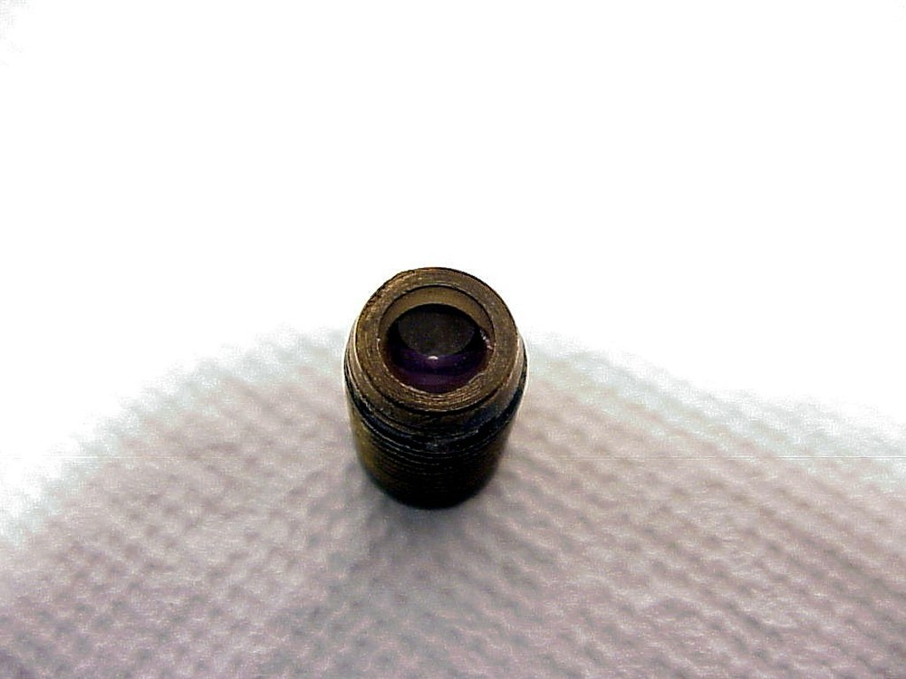 Misc Optic in pipe threaded mount | Microscope lens ? | As Is | $8 |