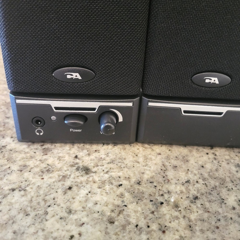 Cyber Acoustics CA 2014 Computer Speakers Powered Stereo Speaker Set Black