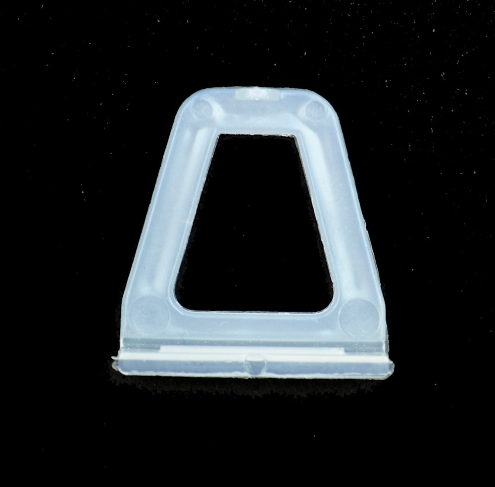 250 Pack - Hollow Pull Tabs for Window Screens - Black/White/Clear/Red