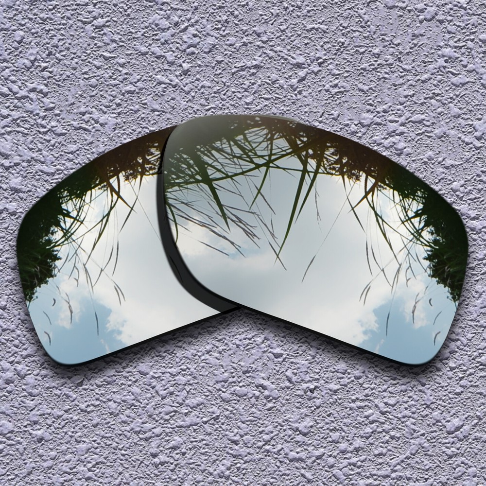 Black&Silver&Blue Replacement Lens For-Oakley Straightlink OO9331 Polarized