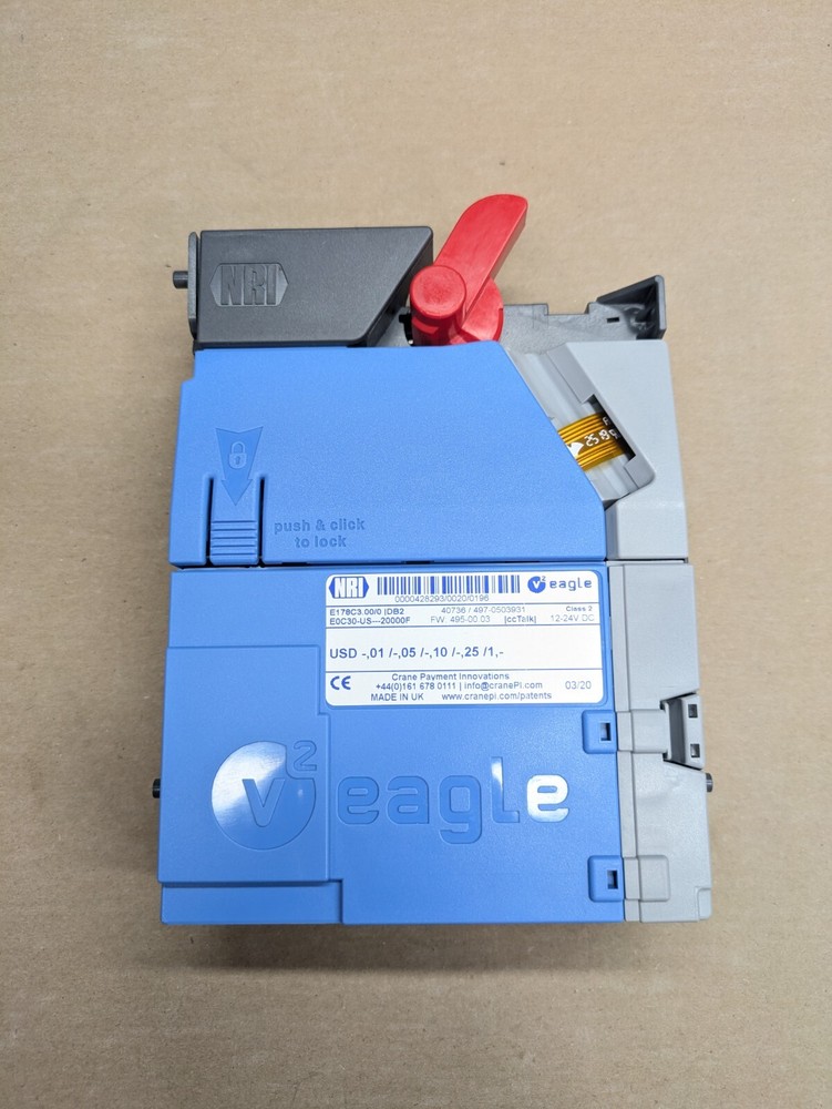 Refurbished - NCR Crane Payment Innovations V2 Eagle Coin Validator 497-0501561