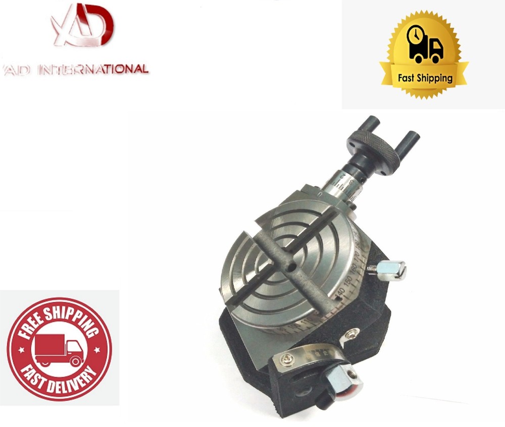 3" Inch 80mm Tilting Rotary Table Milling Indexing Machine Tool
