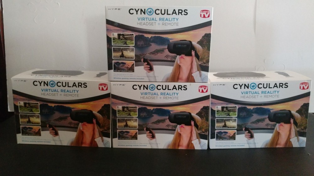 CYNOCULARS: VIRTUAL REALITY HEADSET & REMOTE