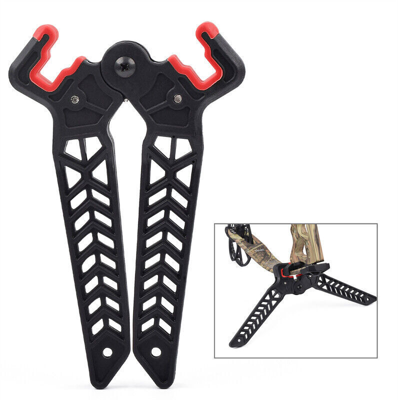 Folding Compound Bow Stand Holder Rack Bracket For Archery Target Shooting(S)