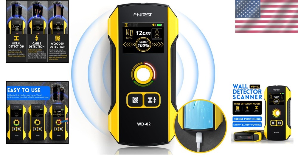 Digital Stud Finder with Depth Detection - Ideal for Home and Professional Use