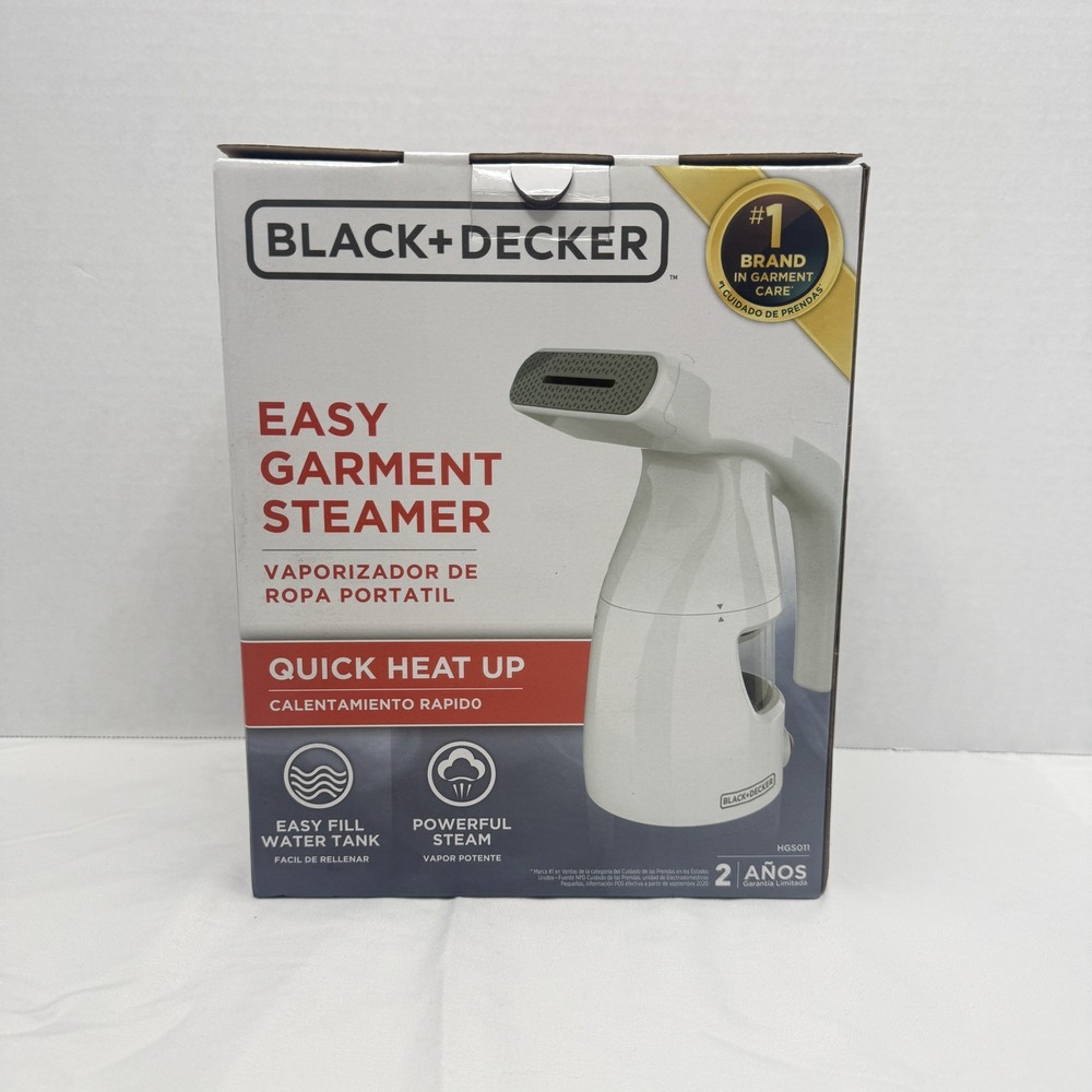 Black + Decker Easy Garment Steamer (Handheld)