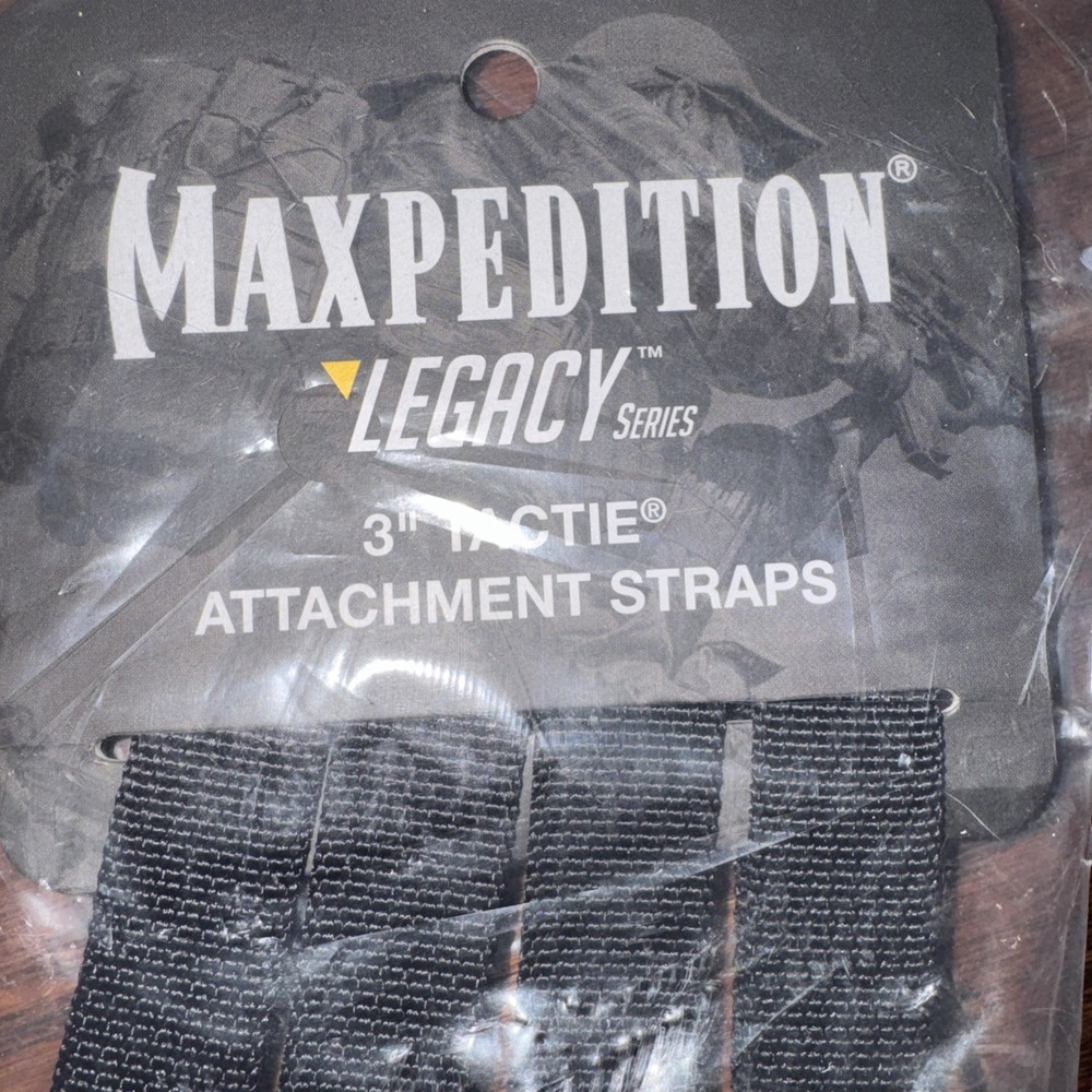 Maxpedition TacTie Attachment Strap System 3 In Closed Loop Design Very Secure
