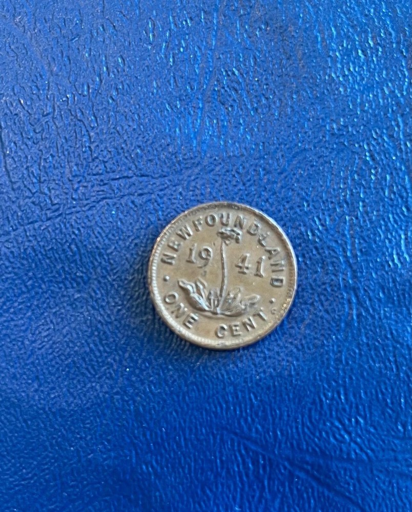 Uncirculated 1941-C Newfoundland One Cent Coin