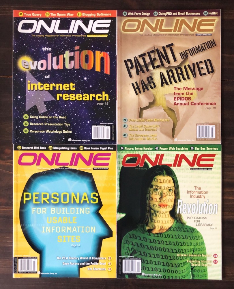 2003 Online Magazine - Lot 0f 4