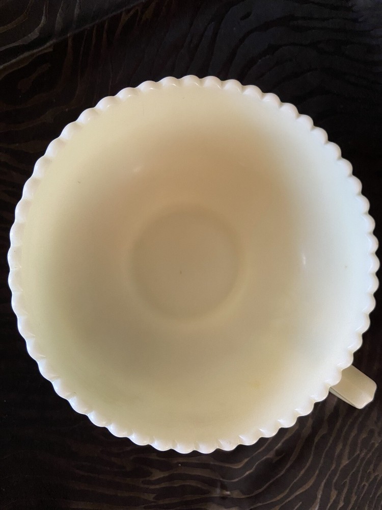 Vintage Imperial Glass Grape Ivory Bowl