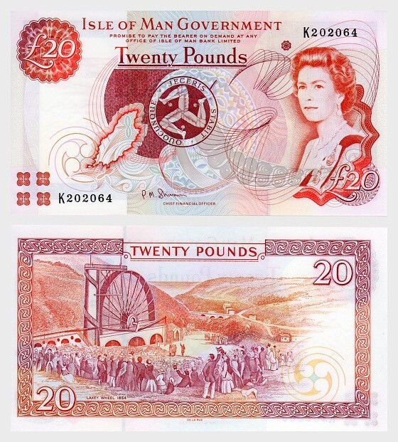 Isle of Man £20 Banknote