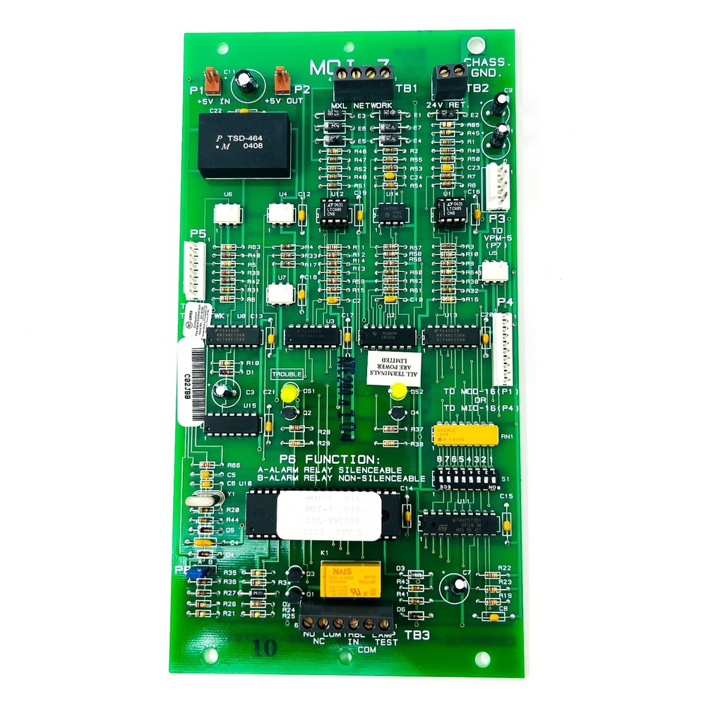 Siemens MOI-7 Cerberus Pyrotronics 500-892800 Network Input Output Module