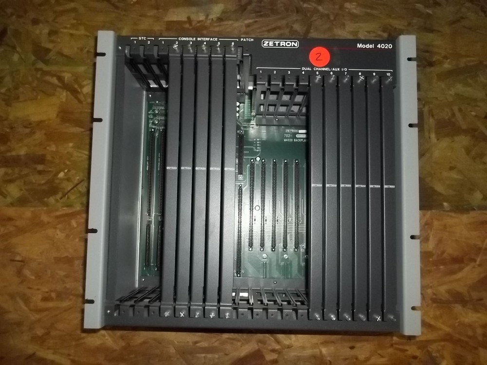 Zetron 4020 Communication Control System Dispatch 901-9582 Card Console
