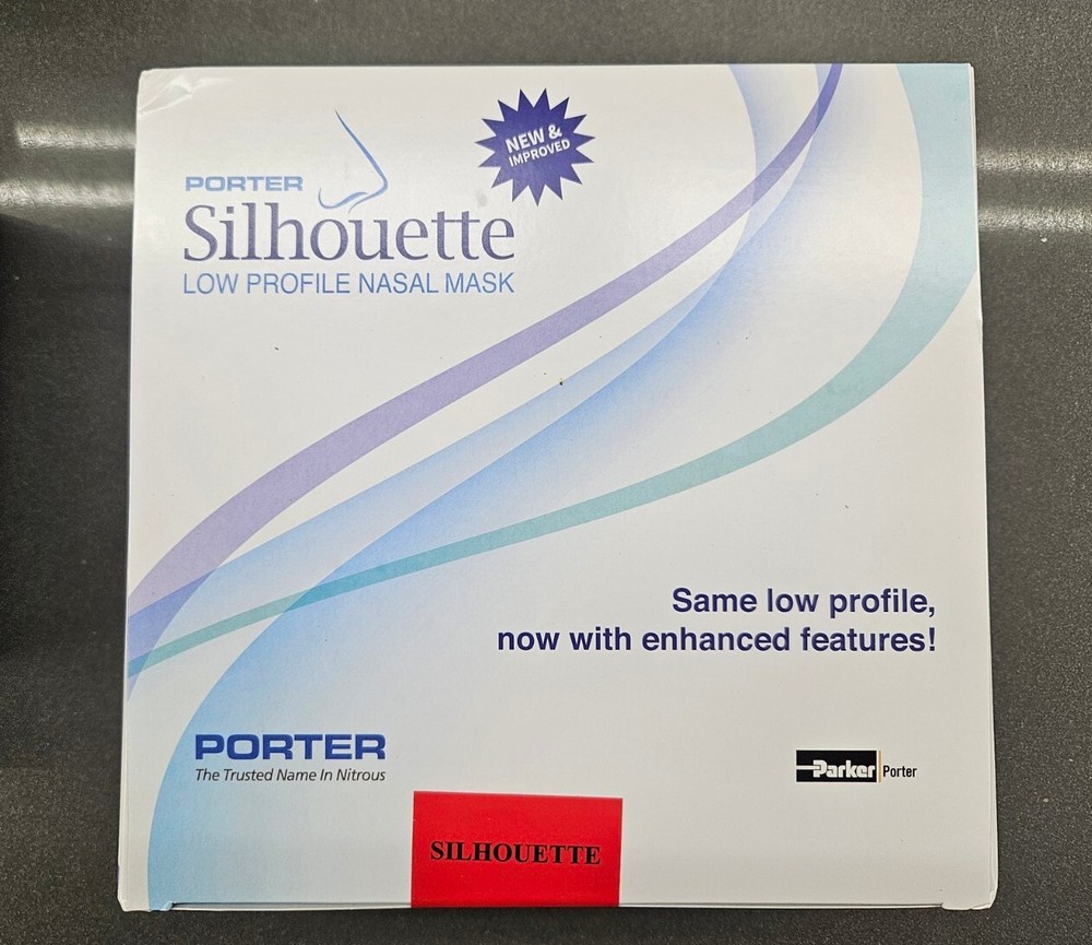 Porter SIL2-SM-12 Silhouette Mask Small 12 Pack SEALED BOX!