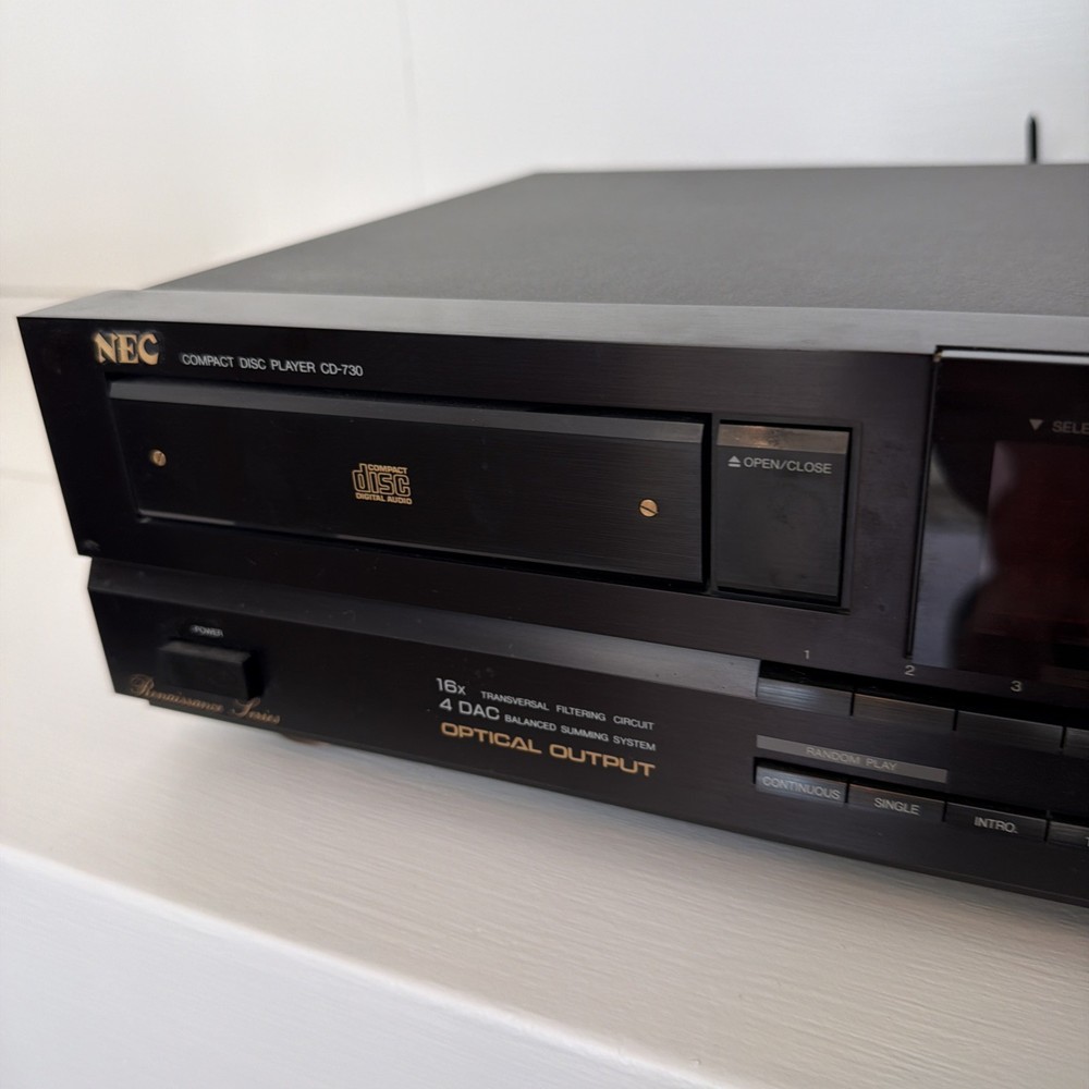 Vintage NEC CD-730 Renaissance Version 4 DAC Compact Disc Player Digital- MINT