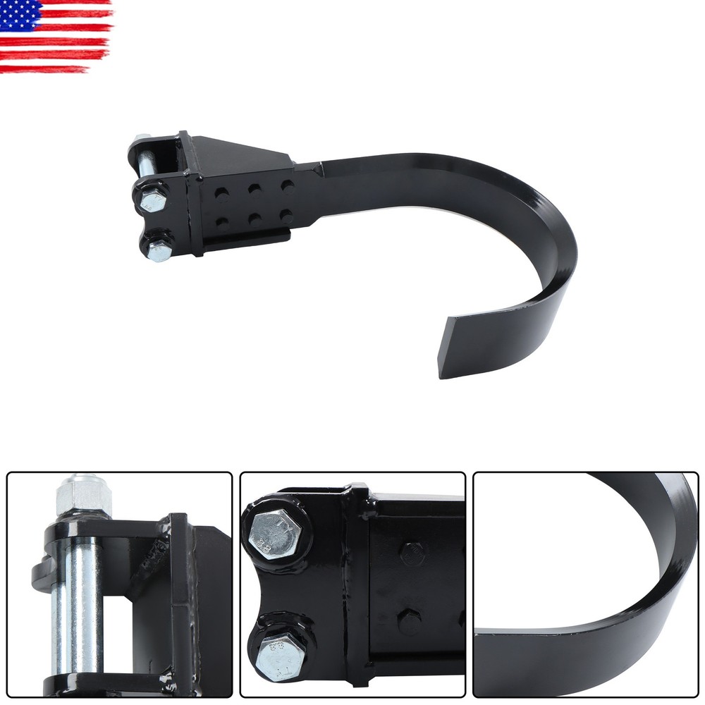 Black 370mm Tree Digging Blade Root Cutting Tool For Mini Excavator Root Planer