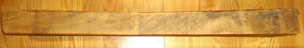 Rifle Half Stock Blank, Muzzleloader, 31" x 2 3/4", Curly Flame Figured Maple