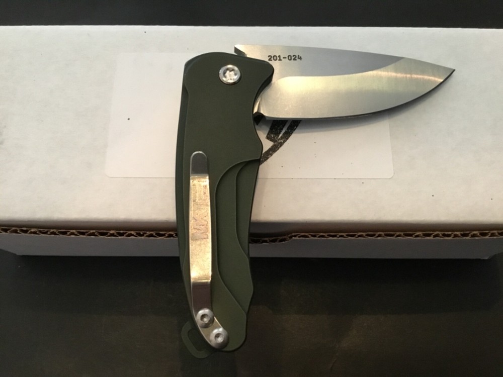 Custom Medford Knife Smooth Criminal Button Lock Flipper Folder Folding Knife
