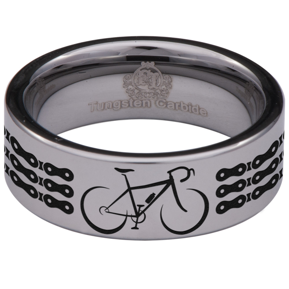 Bike Tungsten Carbide Ring