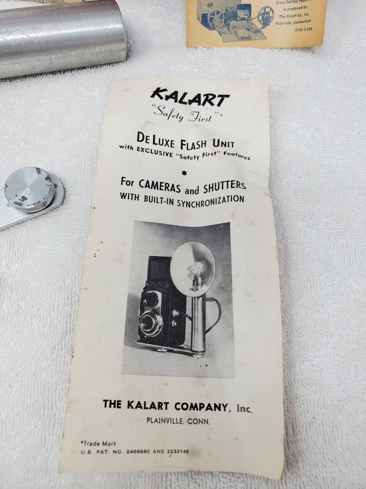 Kalart Safety First De Luxe Speed Flash Unit With Box