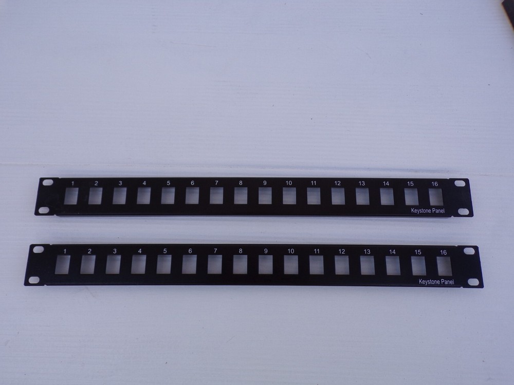5 16- Port blank Keystone Patch Panel