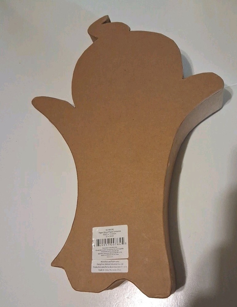 Cardboard Ghost. Paintable.