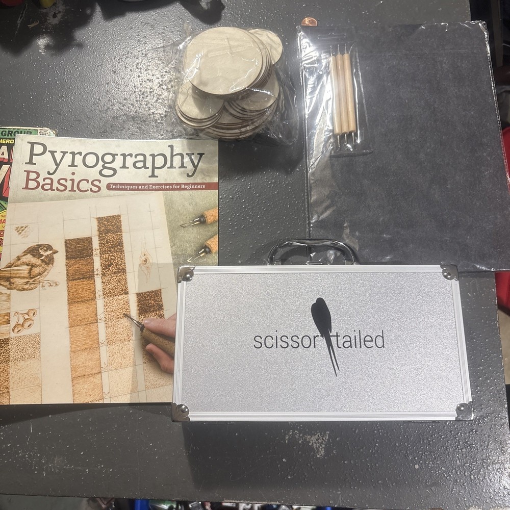 Scissor Tailed Pyrography