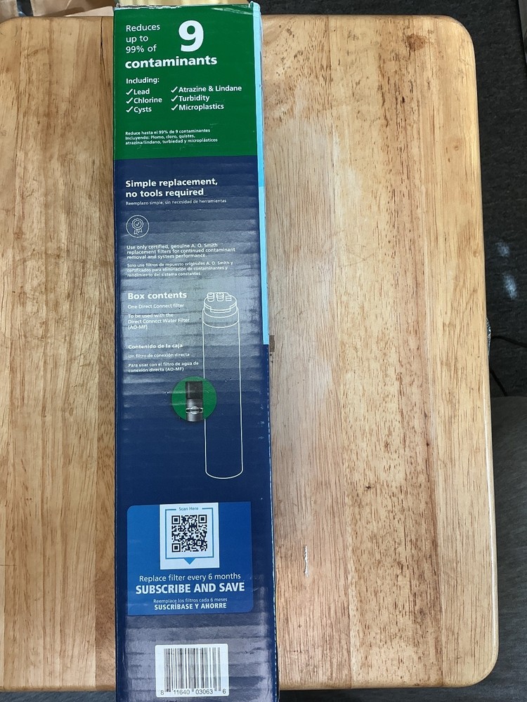 AO Smith Advanced Direct Connect Filter Replacement Water Filter