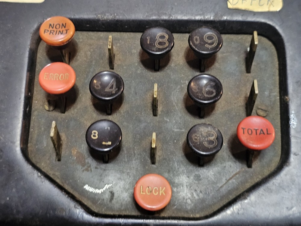 Vintage Sundstrand Adding Machine - Untested