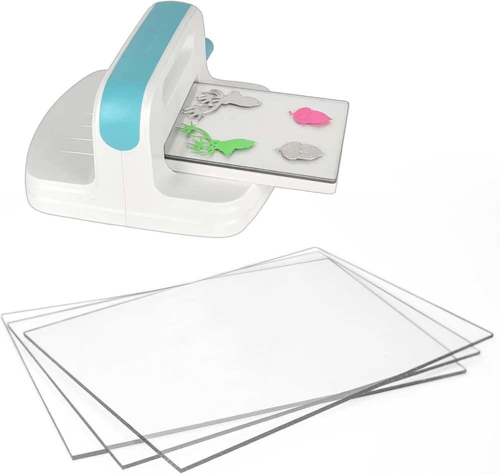 3 Pcs Clear Cutting Plate, Transparency Acrylic Pads Medium,