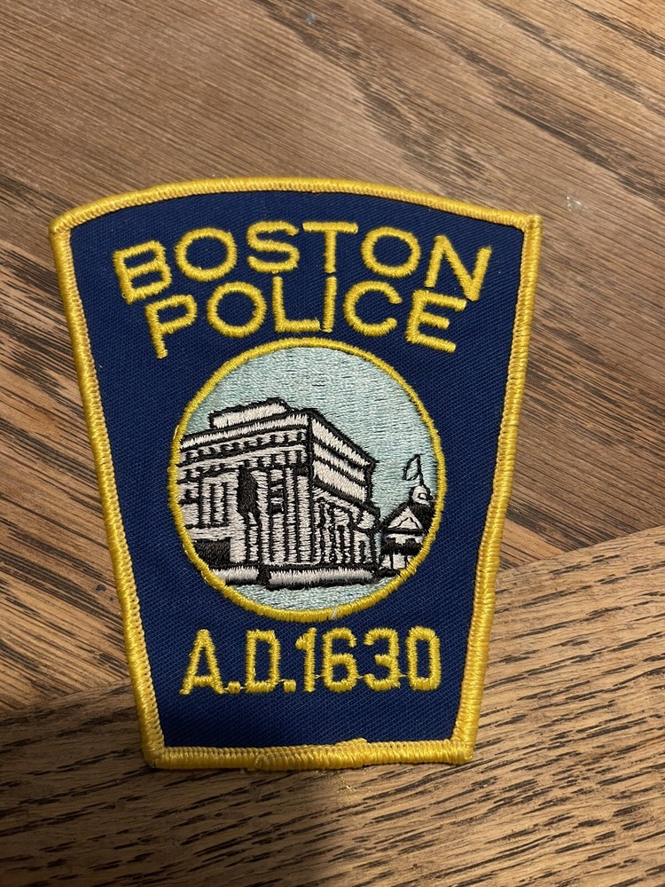 Boston Police (Massachusetts) 3rd Issue Uniform Take-Off Shoulder Patch
