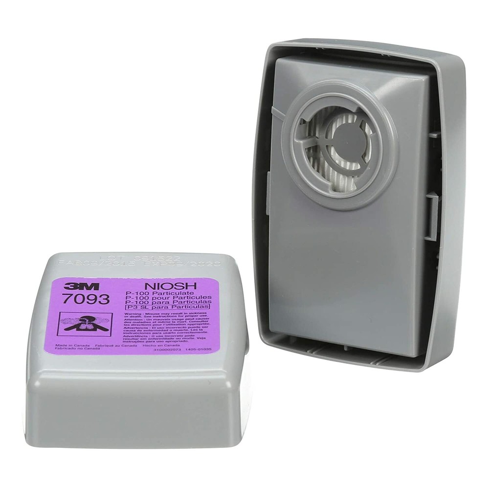 3M P100 Respirator Filter 7093B 2 pieces