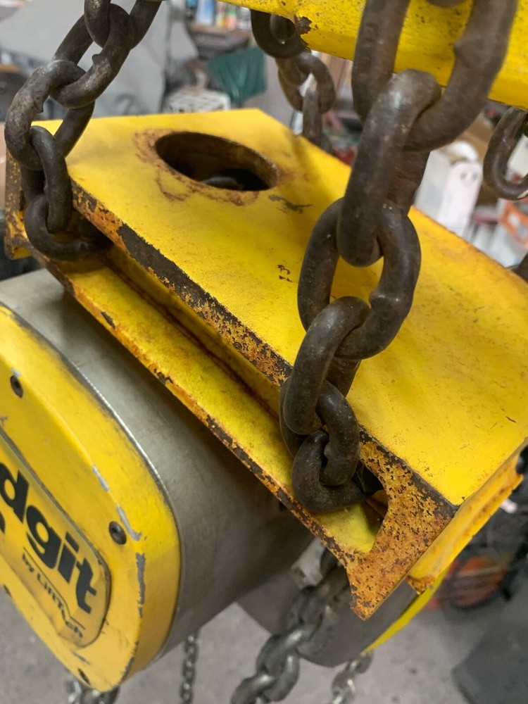 ** Budgit LiftTech 3 Ton Manual Chain Fall Hoist 8' Lift Chain ~ 9' From Hook