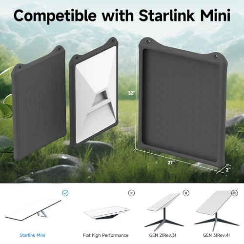 Silicone Protective Case Compatible with Starlink Mini, Accessories Shockproof