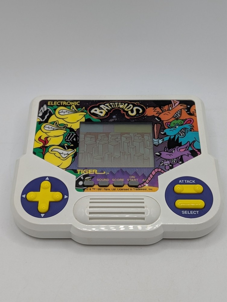 Battletoads 1988 Tiger Electronics Handheld Game Tested Working Rare