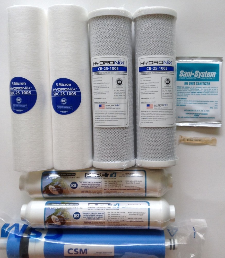 WATTS 415 4-STAGE COMPLETE REPLACEMENT PACK, 3/8" FPT INLINE