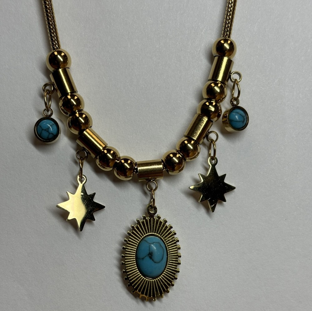 Gold DIY Egypt Eye Necklace