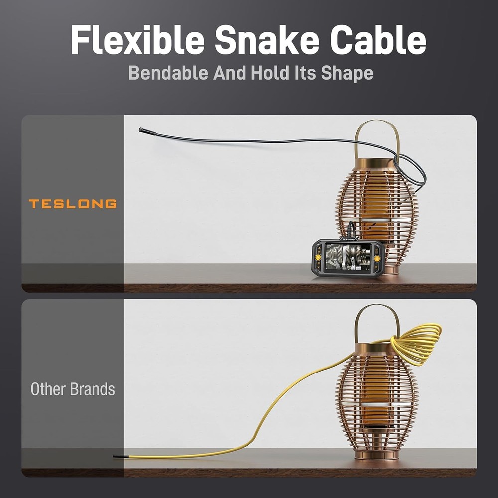 Flexible Inspection Camera Borescope Tool