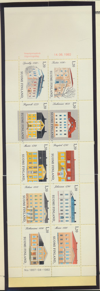 Finland Stamp Scott #672, Mint Never Hinged, Complete Booklet