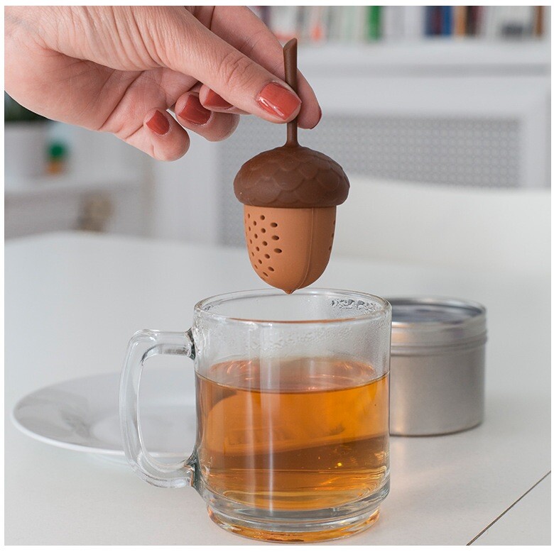 Cute Silicone Acorn Tea Infuser