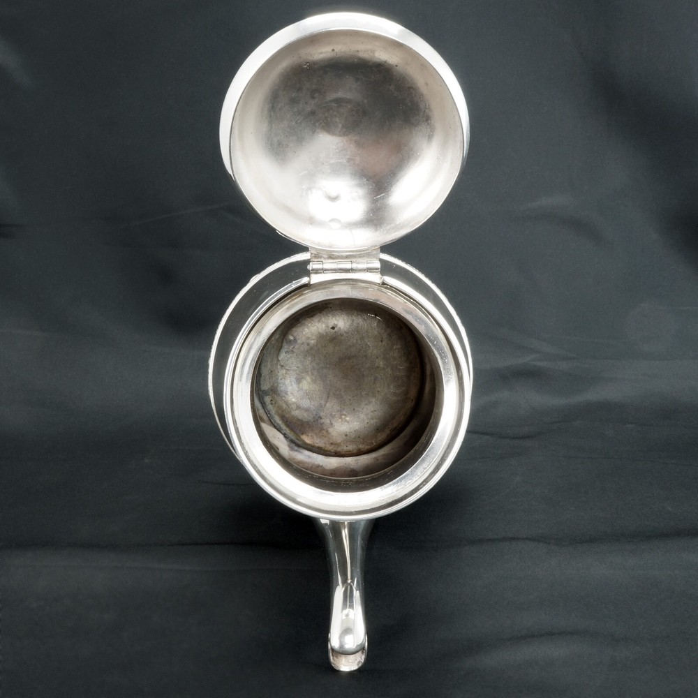 Large Victorian Silver Plate Coffee Pot Circa 1870